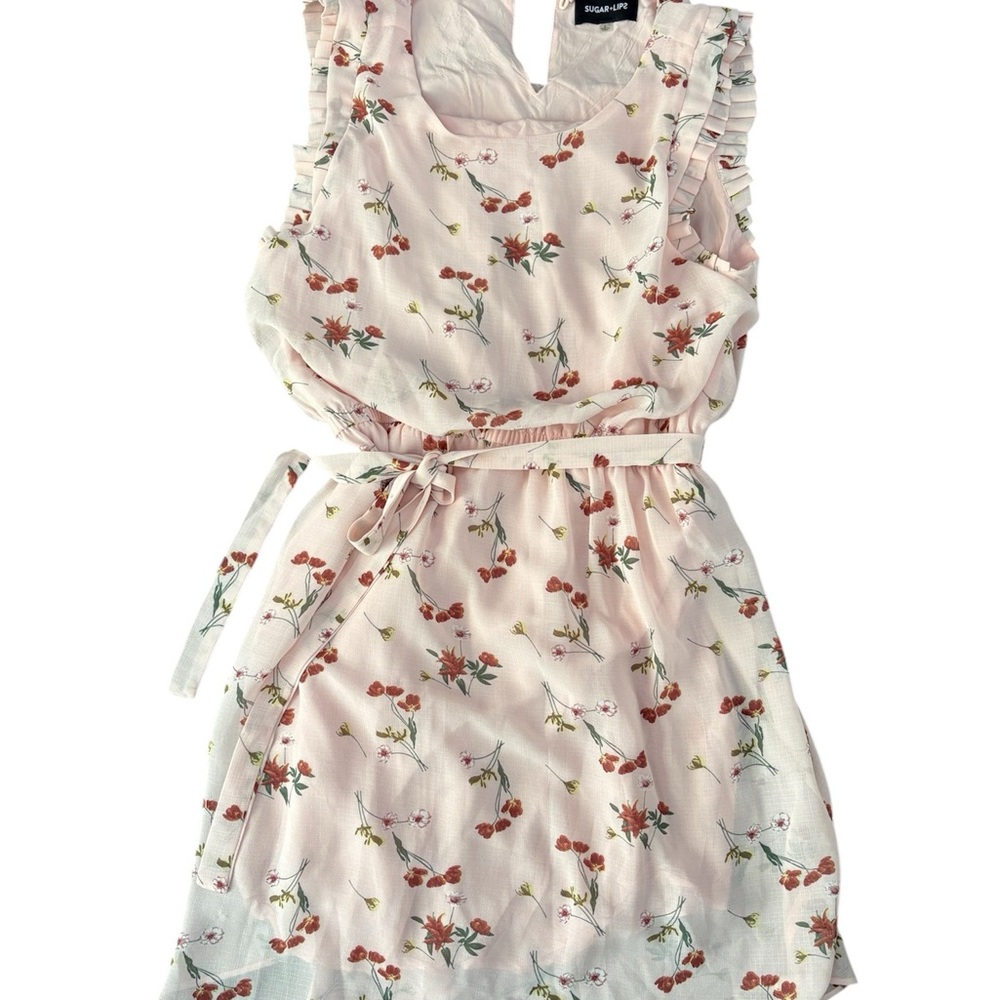 Sugarlips Light Pink Floral Dress